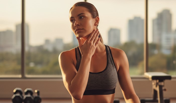 Imagen de relajación de cuello